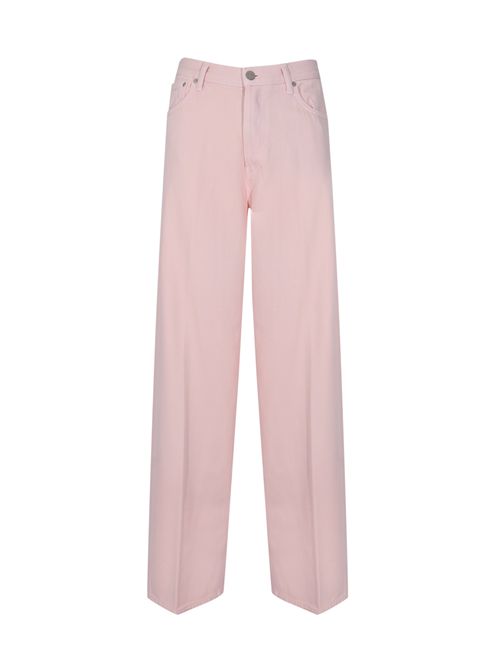 Jeans Dakota Loose in bull fisso di cotone Rosa DONDUP | DP849 BF0018Y MB8511
